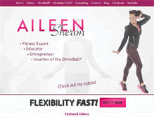 Tablet Screenshot of aileensheron.com